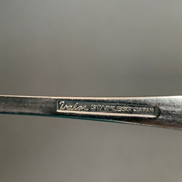 Valor Stainless Steel Spoons and Knife Made in Japan Lot of 6 - Picture 7 of 7